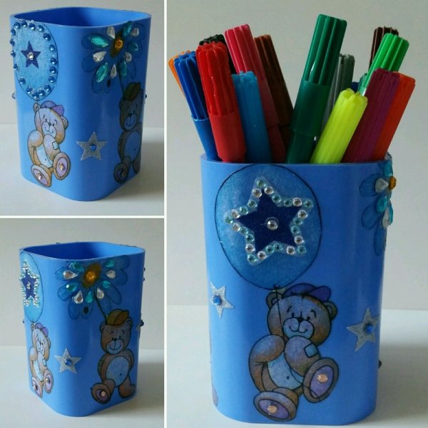 Карандашница в подготовительной группе