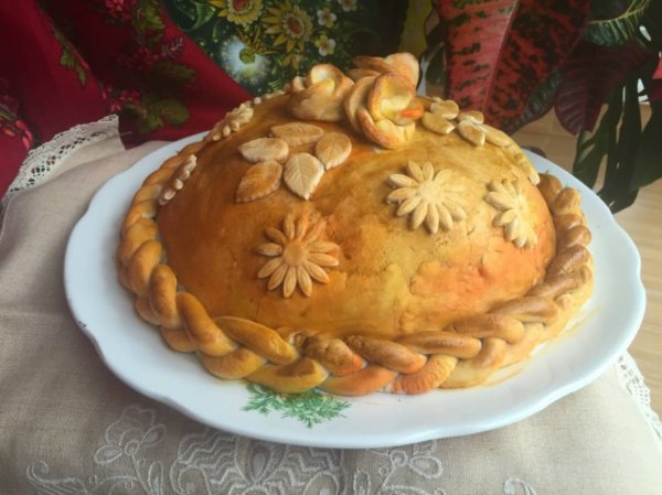 Каравай из соленого теста