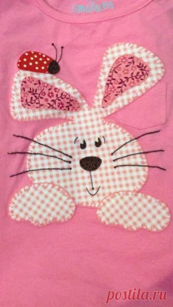 Детские аппликации из ткани на одежду