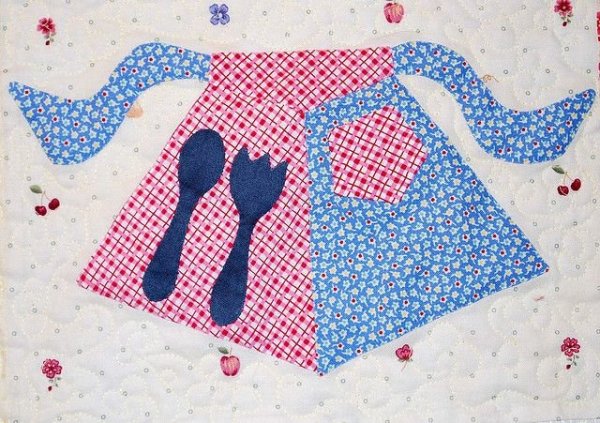 Аппликация красивый фартук