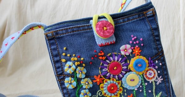 Аппликация на джинсе