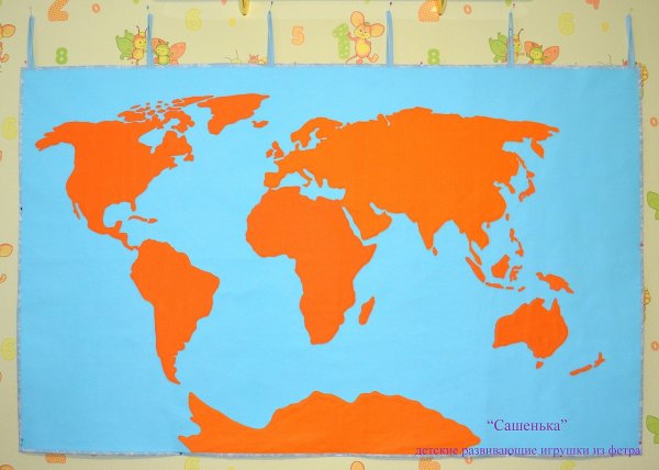 Континенты земли для детей