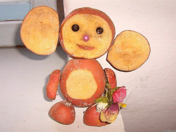 Осенние поделки из овощей и фруктов