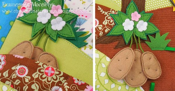 Картошка поделка из фетра