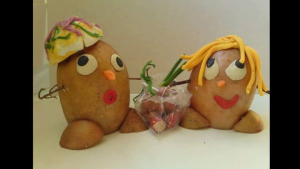 Композиция из овощей картошка