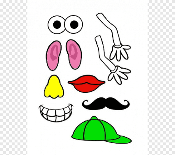 Части тела вырезать и наклеить