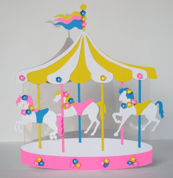 Карусель из картона