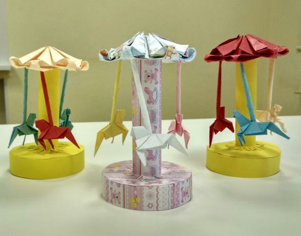 Карусель из бумаги