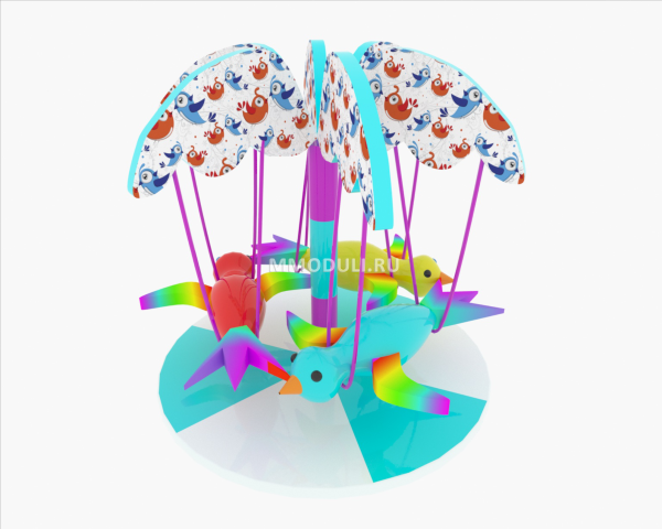 Аппликация Карусель