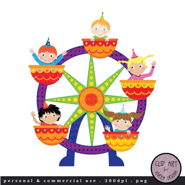 Аппликации карусели для детей