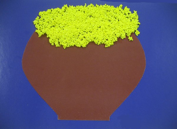 Аппликация горшочек каши