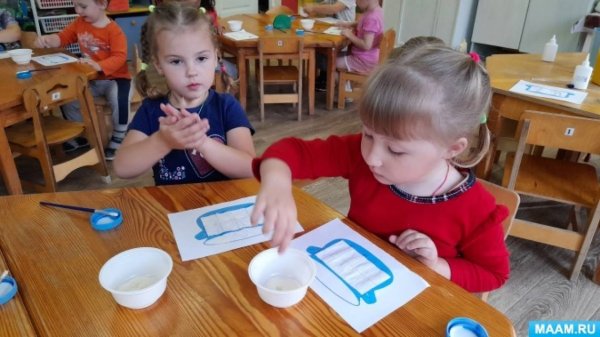 Аппликация "горшочек каши" старшая группа