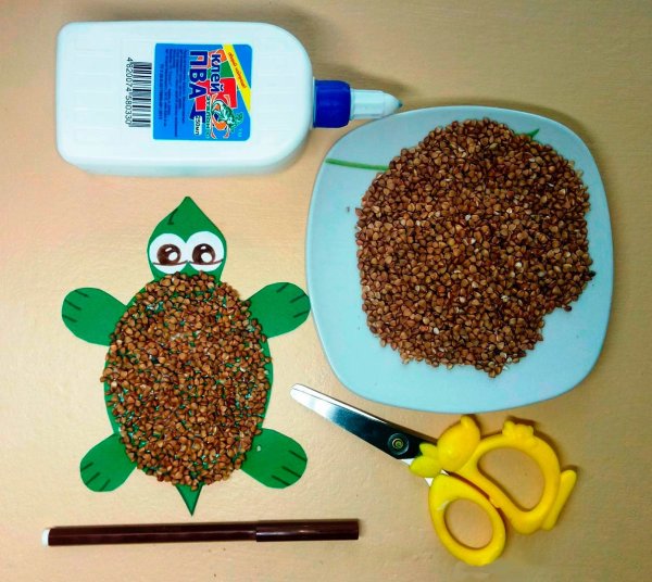 Поделки из крупы