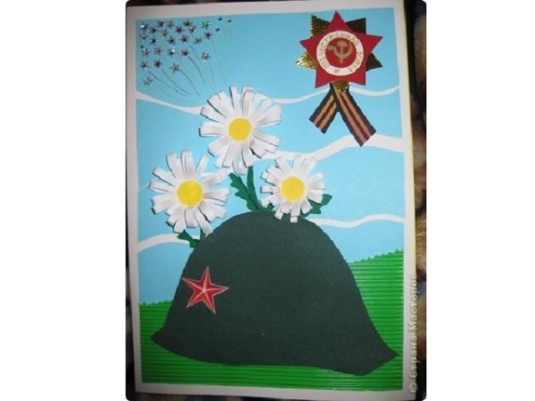 Аппликация к 9 мая в детский сад