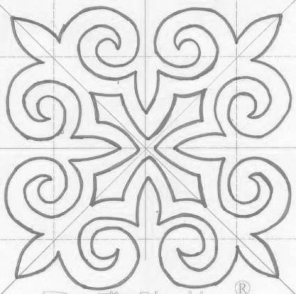 Казахские узоры