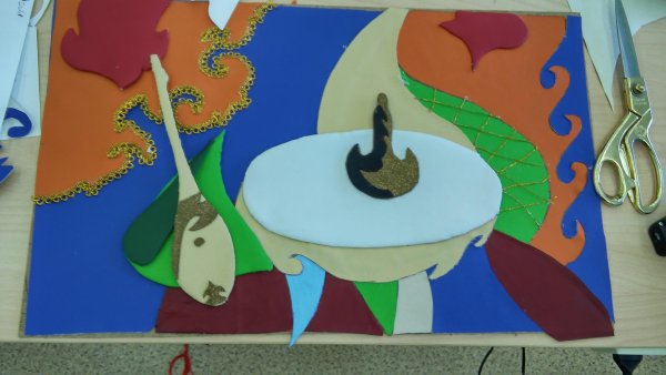 Аппликация Наурыз для детей