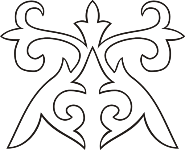 Адыгский угловой орнамент