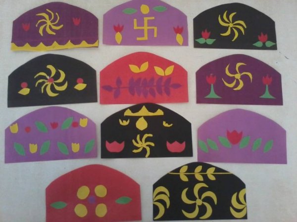 Тюбетейки для рисования