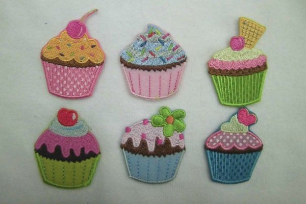 Аппликация пирожное
