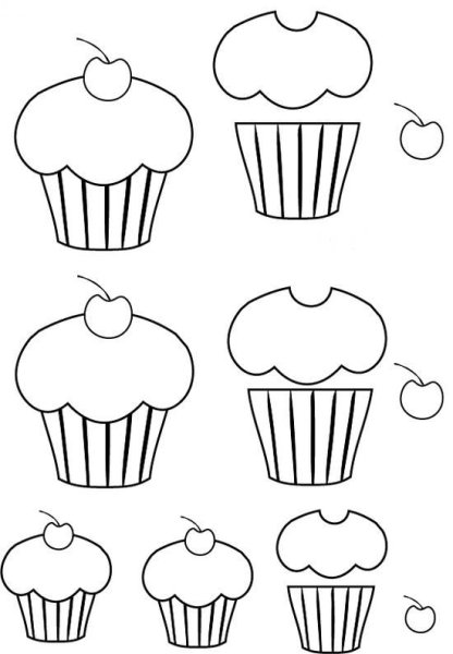 Аппликация кекс