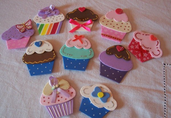 Капкейк из бумаги