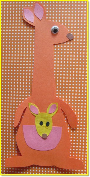 Кенгуру поделка для детей