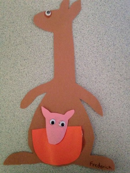 Кенгуру Craft for Kids