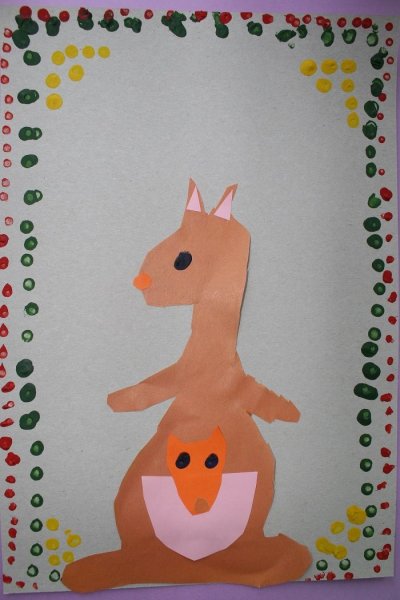 Поделка кенгуру