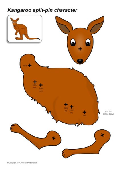 Поделка кенгуру для дошкольников