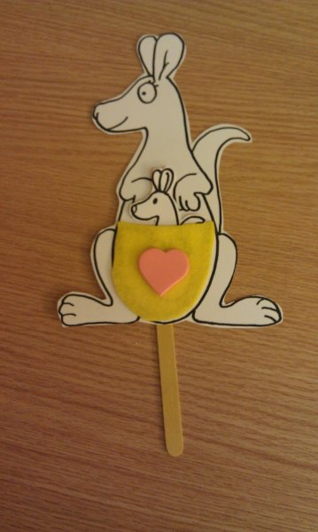 Поделка кенгуру для малышей