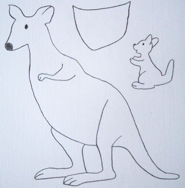 Поделка кенгуру для дошкольников