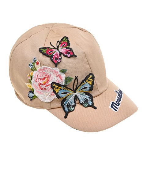 Кепки с рисовыми цветами для девочек