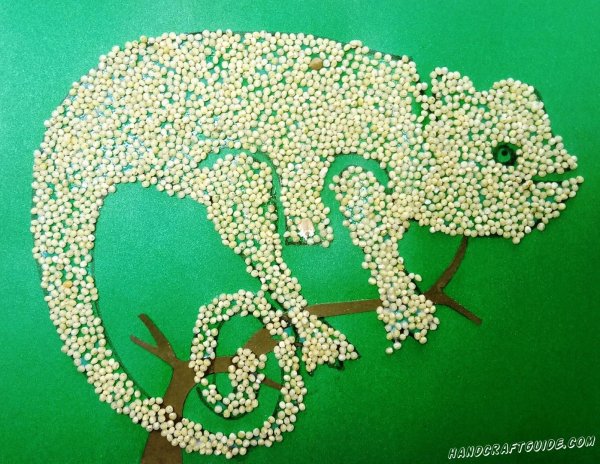 Поделки из крупы