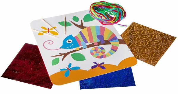 Bondibon аппликация нитями Цветочная Поляна