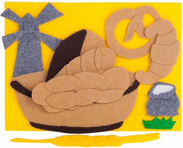 Аппликация хлеб старшая группа