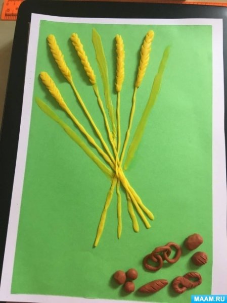 Аппликация колосок