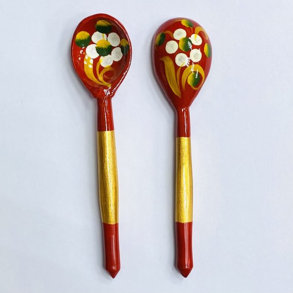 Аппликация Хохломская ложка