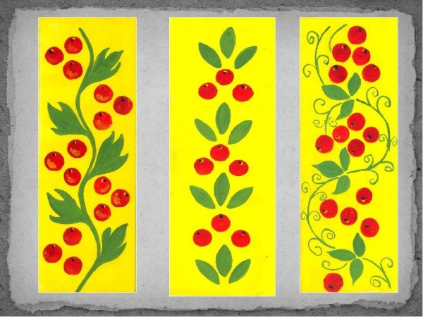 Хохломская роспись в подготовительной группе