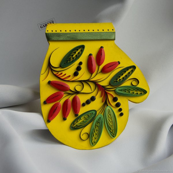 Хохломская роспись квиллинг