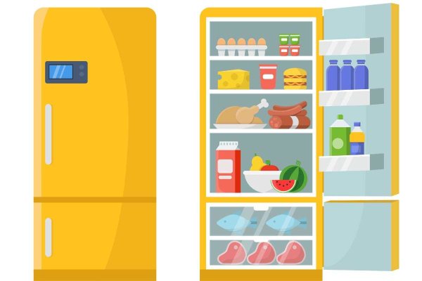 Холодильник мультяшный