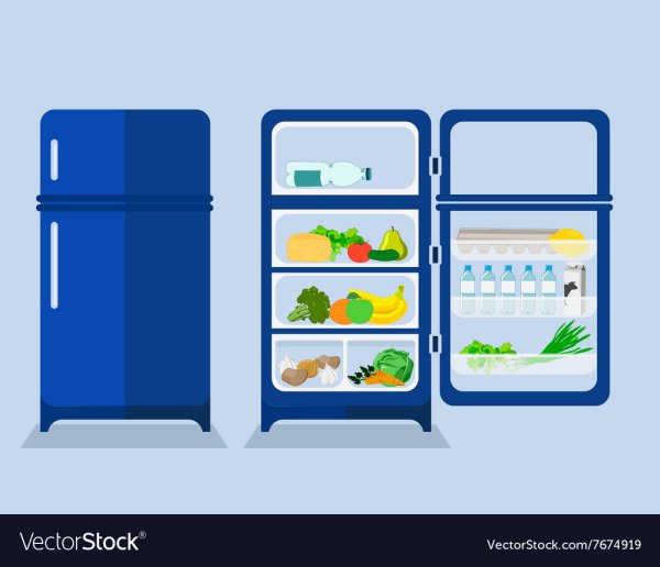 Холодильник мультяшный