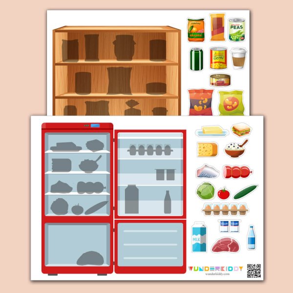 Дидактическая игра холодильник