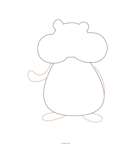 Хомяк рисунок