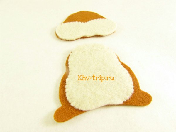 Хомяк из фетра выкройка