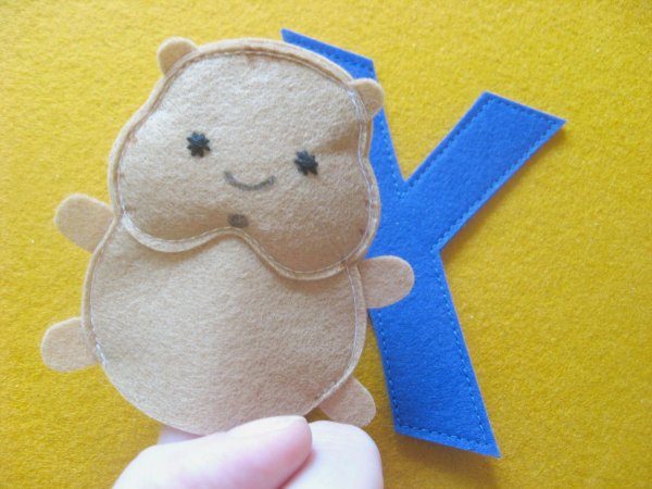 Выкройка игрушки из фетра хомяк