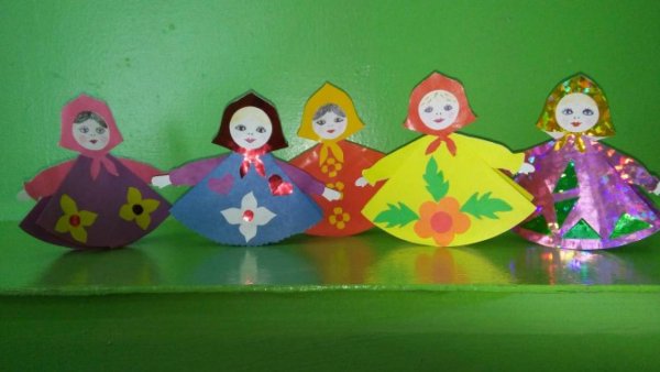 Аппликация на тему театр в старшей группе конусы