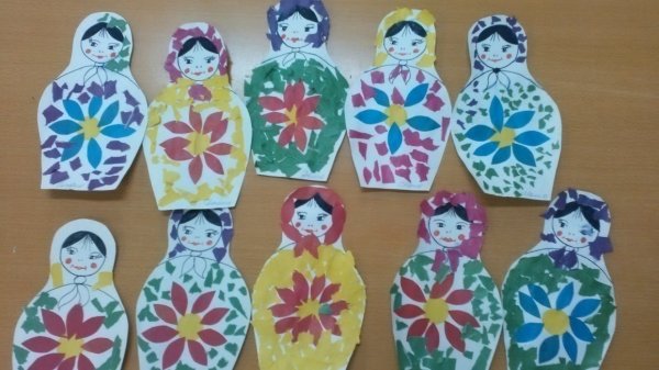 Матрешка средняя группа