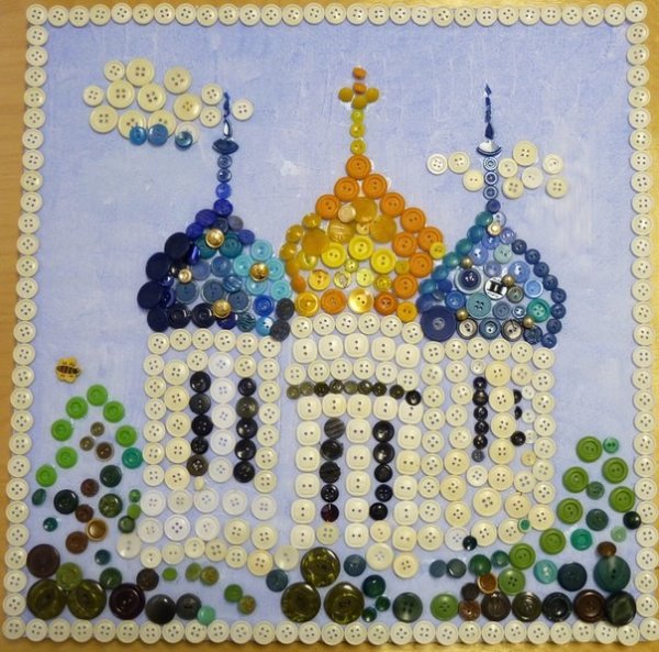 Поделка храм