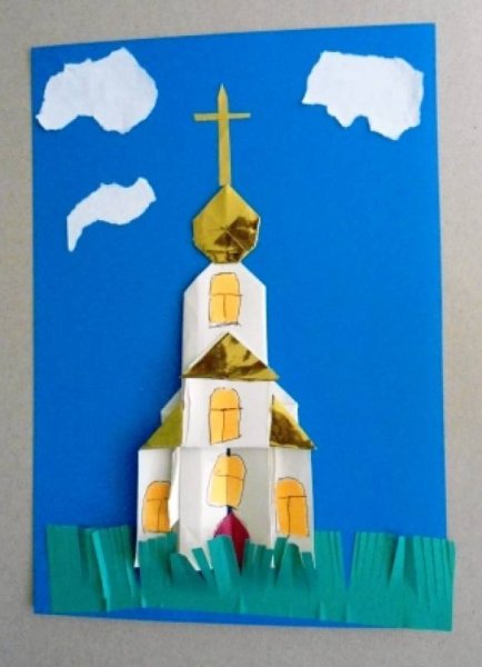 Церковь из бумаги