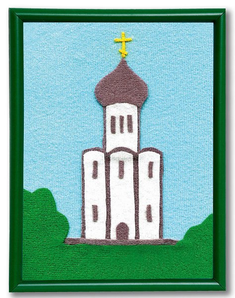 Храм из пластилина храм на Нерли